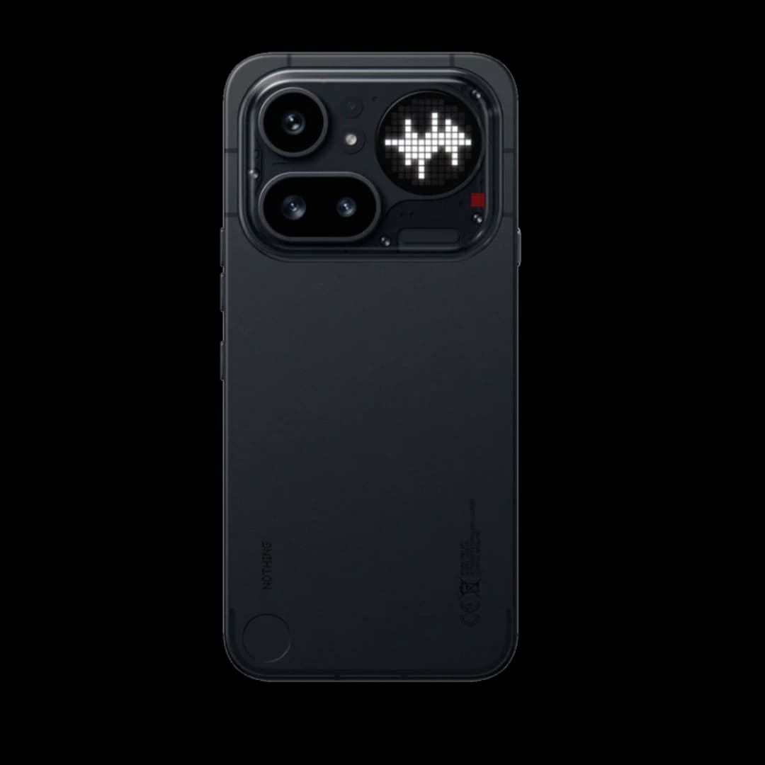Nothing 4a Pro black color smartphone rear design with triple camera